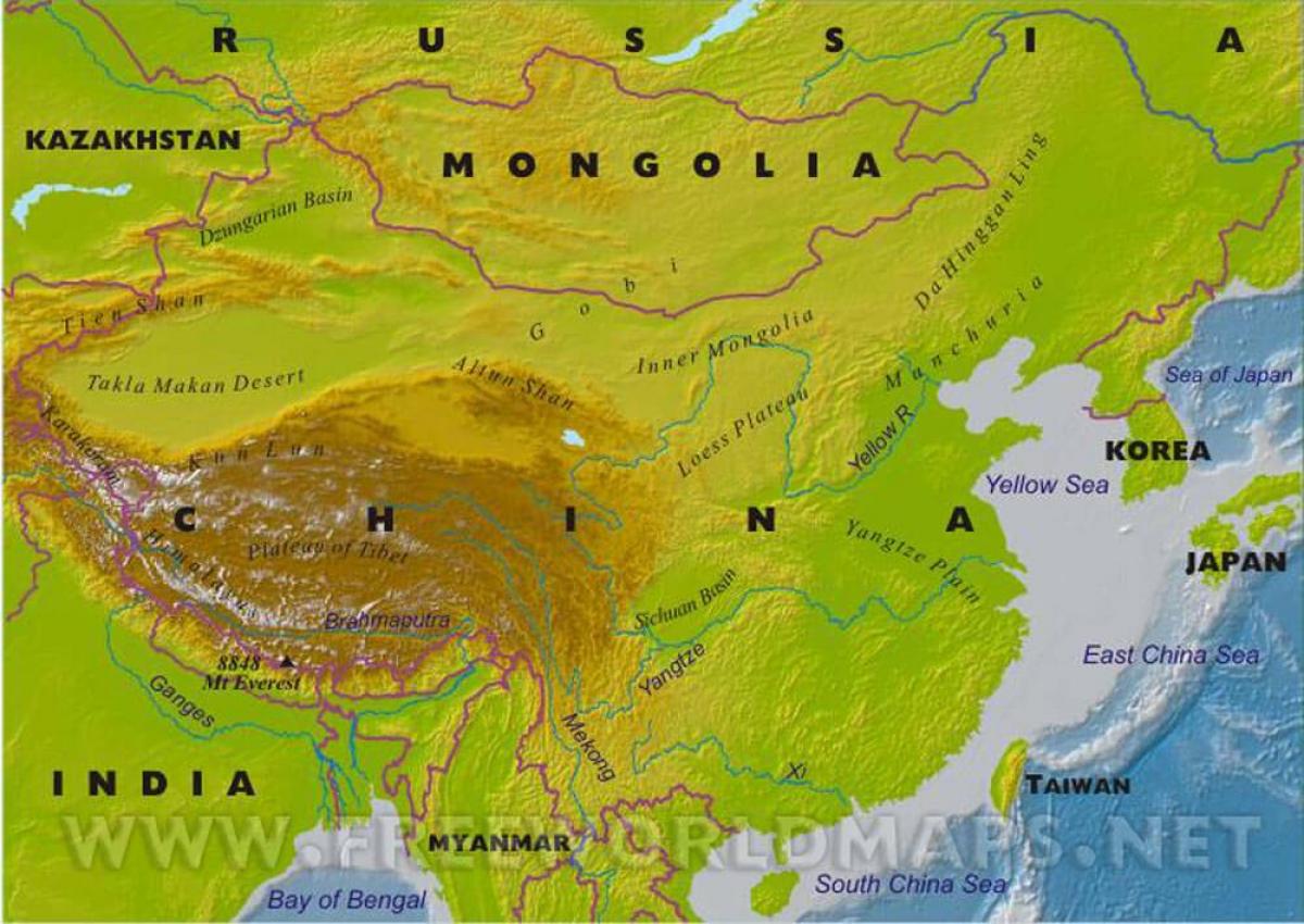 Кина мапата физички