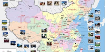 Карта на Кина врв
