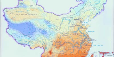 Времето мапата Кина