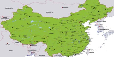 Кина мапата на градови