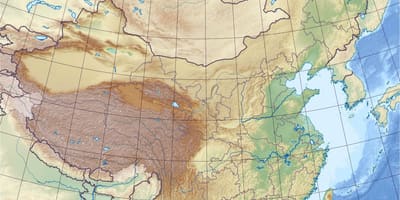 Олеснување карта на Кина