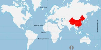 Кинески мапата на светот