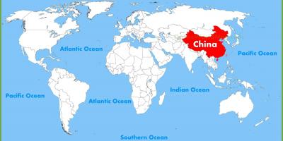 Светска карта на Кина